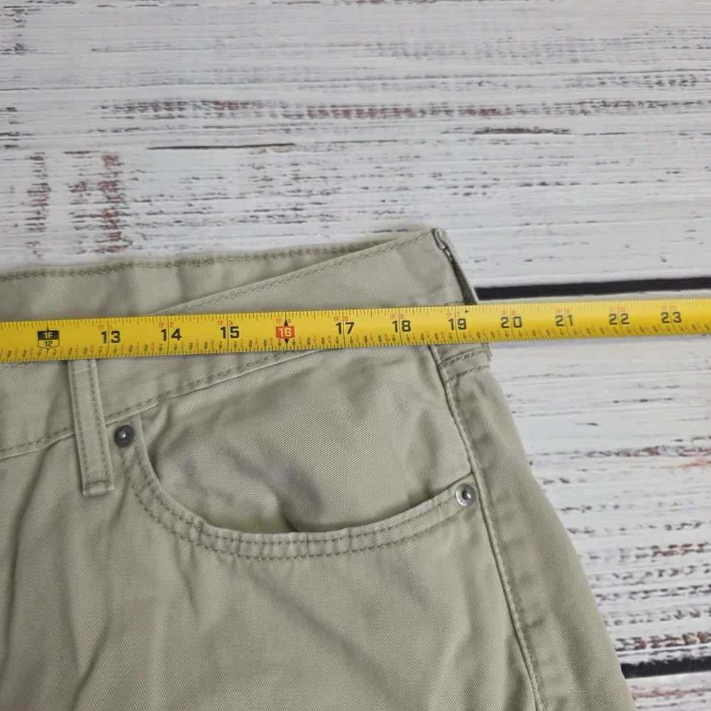 Levis 514 Jeans Mens 38x30 Beige‎ Medium Wash Straight Fit Mid Rise Cotton